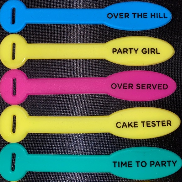 10 DRINK markers for wine, champagne, etc. glasses - Picture 3 of 6